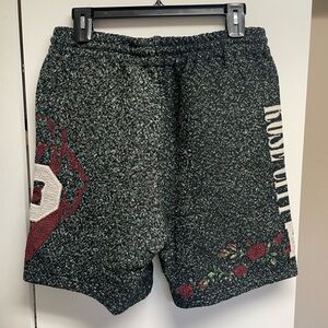 Embroidered Portland gear brand shorts